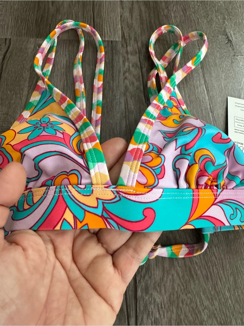 CUPSHE Colorful Floral Bikini Set NWT Size Small
